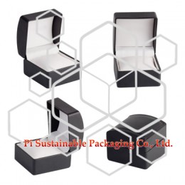 Personalized leather earring jewelry packaging gift boxes supplies for women