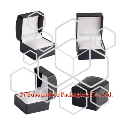 Personalized leather earring jewelry packaging gift boxes supplies for women