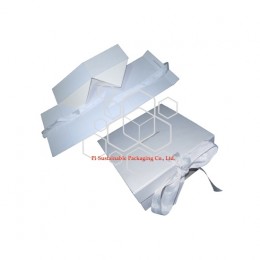 Eco friendly Cosmetic skincare packaging manufacturers provide foldable rigid gift boxes supplies design