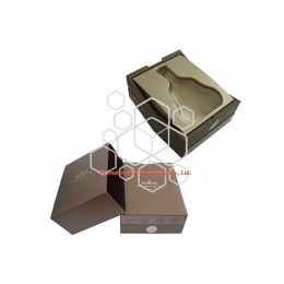 Custom luxury wooden wine product packaging gift boxes supplies for Hennessy