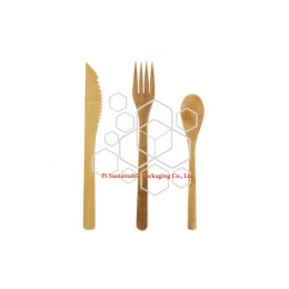 Best biodegradable & compostable bamboo disposable wedding cutlery set