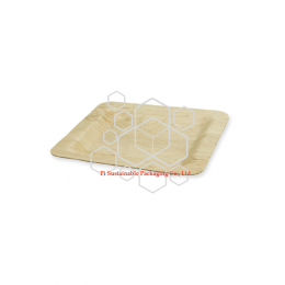 Biodegradable square bamboo leaf wholesale disposable plates