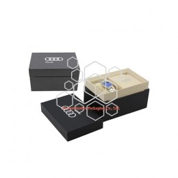 Custom made mens luxury wooden watch jewelry packaging gift boxes