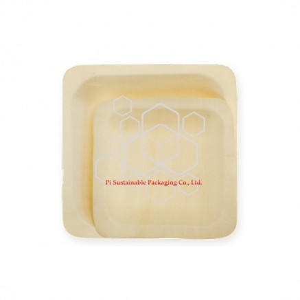 Eco friendly wooden square plates series Eco friendly wooden square plates series