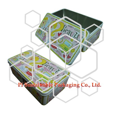 Beauty and makeup packaging companies provide square tin boxes for cosmetics supplies