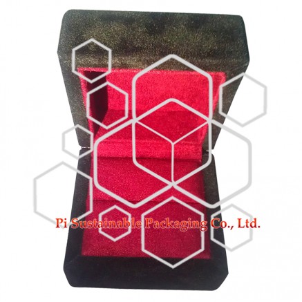 Custom fabric wood ring jewelry display gift boxes for sale Custom fabric wood ring jewelry display gift boxes for sale