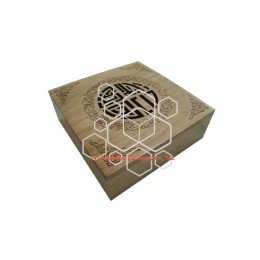 Engraved wooden men jewelry packaging gift boxes