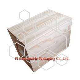 Custom made unfinished plain wooden wine boxes