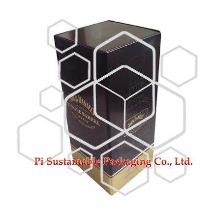 Jack Daniel's empty elegant wine tin gift boxes wholesale
