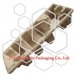Sustainable custom wine product retail buffering packaging