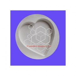 Biodegradable heart shaped empty candy chocolate truffle food grade packaging boxes supplies