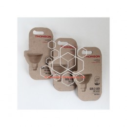 Custom eco electronic product packaging boxes for Thomson lamp bulb