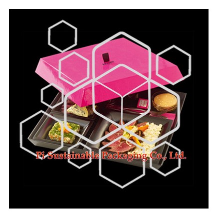 Unique paper food gift packaging boxes wholesale for Fauchon