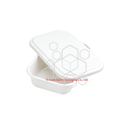 100% biodegradable food safe sugarcane pulp paper packaging containers with lids 100% biodegradable food safe sugarcane pulp paper packaging containers with lids