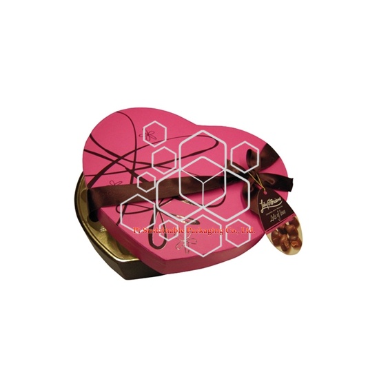 Venta por mayor de Lily en forma de corazón de caramelo cajas de empaquetado del chocolate Venta por mayor de Lily en forma de corazón de caramelo cajas de empaquetado del chocolate