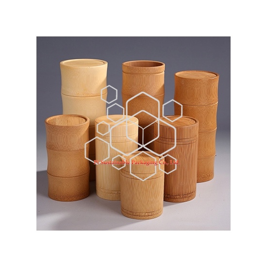 Conception de qualité alimentaire boîtes bambou emballage applicables aux emballage cosmétique de thé de boîtes de chocolats