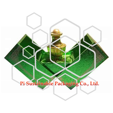 Coffret emballage ecologique de flacon parfum vide pouvant être utilisé dans les cosmétiques  et huiles essentielles
