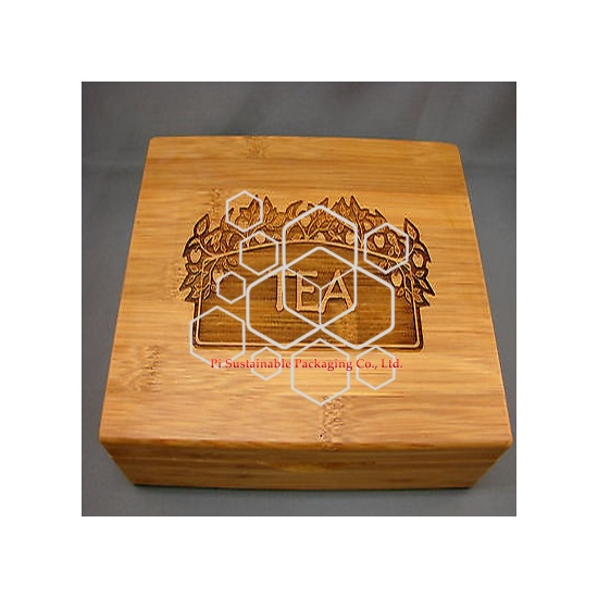 bamboo food safe packaging boxes for tea 