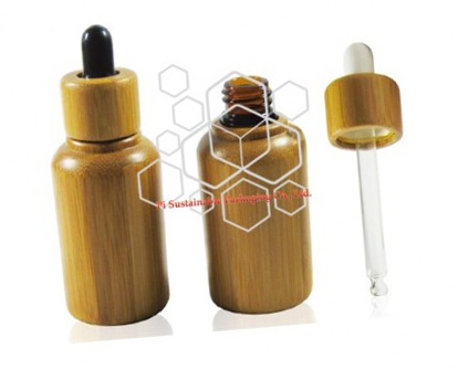 Bamboo eco friendly cosmetic packaging container