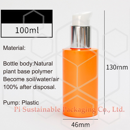 100ml sustainable essential oil and serum pump bottles